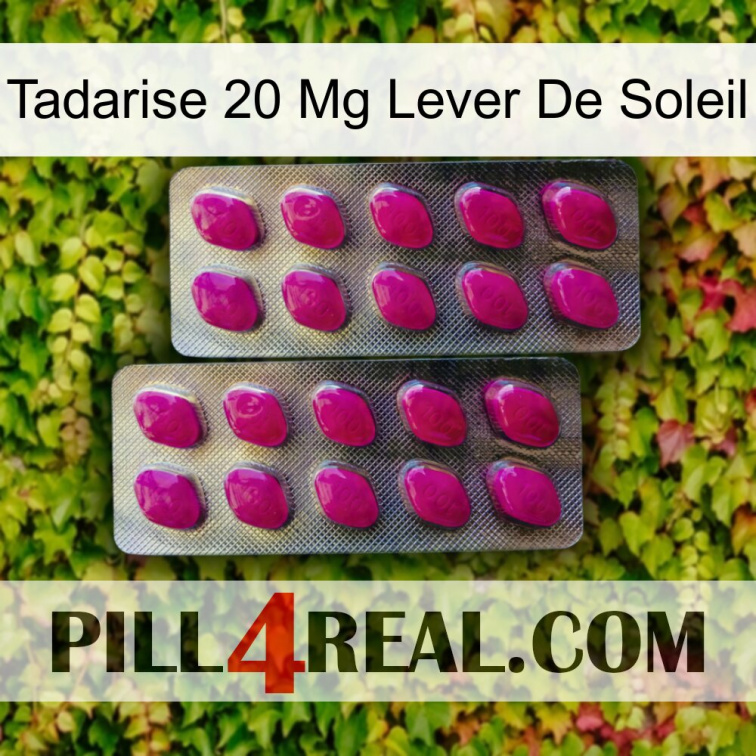 Tadarise 20 Mg Sunrise 10